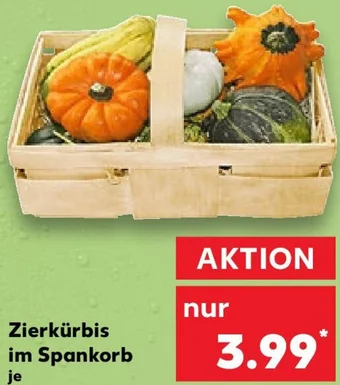Kaufland Zierkürbis im Spankorb Angebot