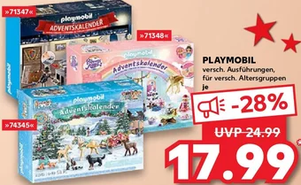 Kaufland PLAYMOBIL Adventskalender Angebot