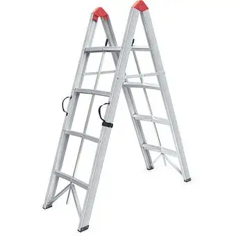 ManoMano Hammersmith fold a step ladder - faltbare aluminiumleiter inkl. werkzeugablage - bis zu 150 kg - rutschfeste pvc-füße - ideal Angebot