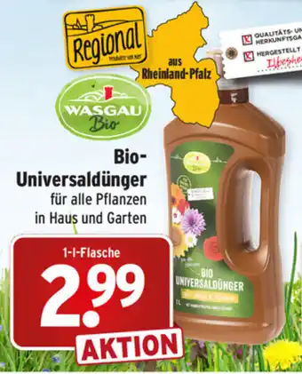 Wasgau Bio Universaldünger 1L Angebot