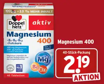 Wasgau Magnesium 400 Angebot