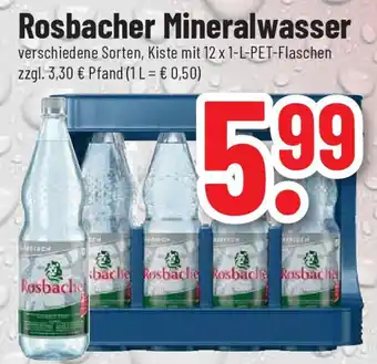 trinkgut Rosbacher Mineralwasser 12*1L Angebot