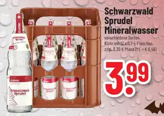 trinkgut Schwarzwald Sprudel Mineralwasser 12*700ml Angebot