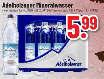 trinkgut Adelholzener Mineralwasser 12*750ml Angebot