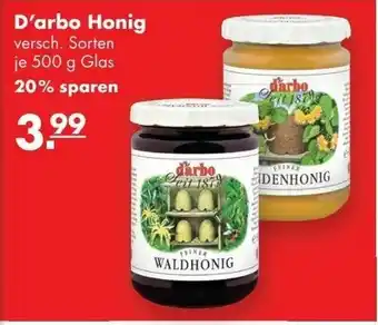 Handelshof D'arbo honig 500g Angebot