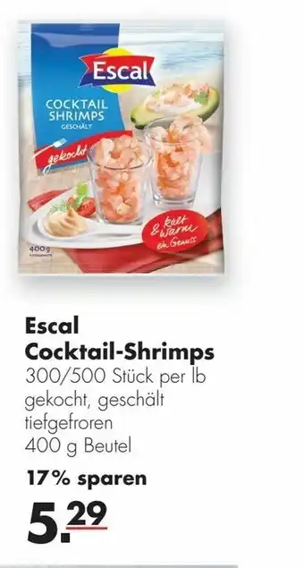 Handelshof Escal cocktail-shrimps 400g Angebot