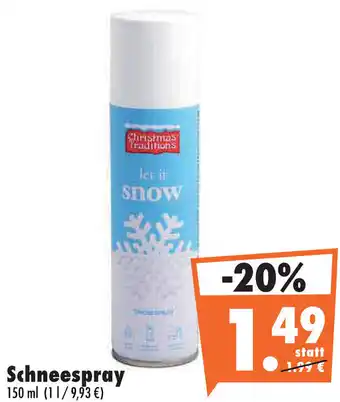 Mäc Geiz Schneespray 150 ml Angebot