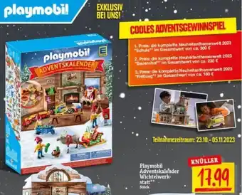 NP Discount Playmobil Adventskalender Wichtelwerk Angebot