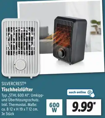 Lidl SILVERCREST Tischheizlüfter STHL 600 A1 Angebot