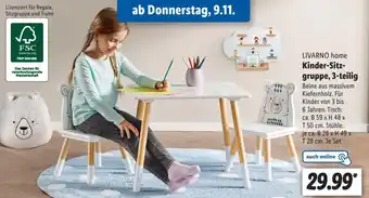 Lidl LIVARNO home Kinder-Sitzgruppe, 3-teilig Angebot