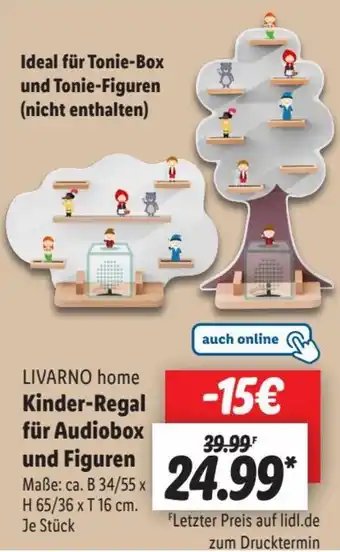 Lidl LIVARNO home Kinder-Regal für Audiobox und Figuren Angebot