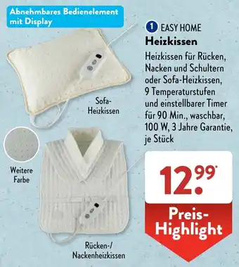 Aldi Süd EASY HOME Heizkissen Angebot