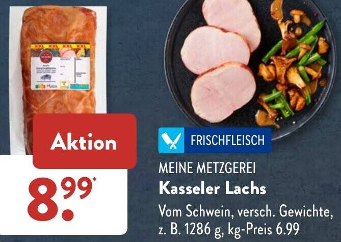 MEINE METZGEREI Kasseler Lachs Angebot bei Aldi Süd MEINE METZGEREI Kasseler Lachs Angebot bei Aldi Süd