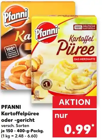 Kaufland PFANNI Kartoffelpuree oder gericht Angebot