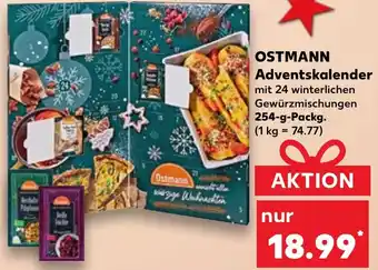 Kaufland OSTMANN Adventskalender 254 g Packg. Angebot