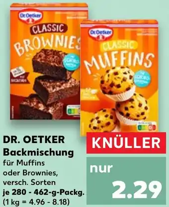 Kaufland DR. OETKER Backmischung 280-462 g Packg. Angebot