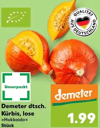 Kaufland Demeter dtsch. Kürbis, lose Angebot