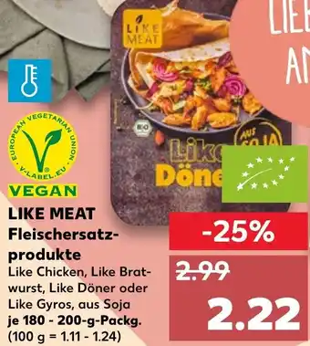 Kaufland LIKE MEAT Fleischersatz-produkte 200g Angebot