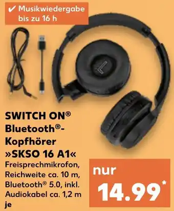 Kaufland SWITCH ON Bluetooth Kopfhörer SKSO 16 A1 Angebot