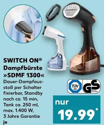 Kaufland SWITCH ON Dampfbürste SDMF 1300 Angebot