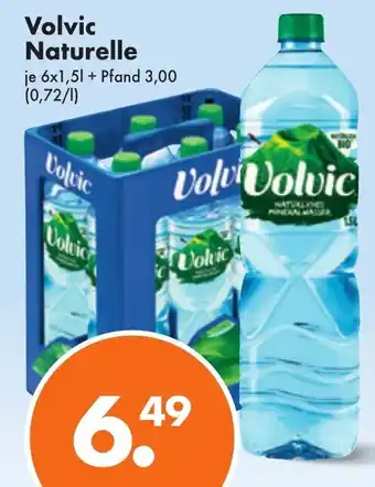 Trink und Spare Volvic Naturelle je 6x1,5L Angebot