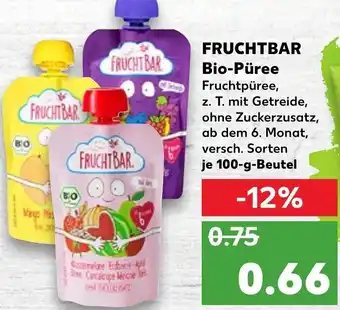 Kaufland FRUCHTBAR Bio-puree 100g Angebot