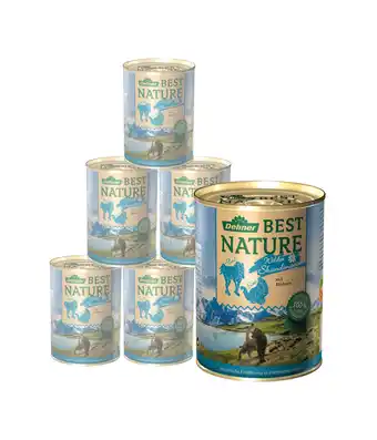 Dehner Dehner best nature nassfutter für katzen skandinavien, pute & pferd, 6 x 200 g/400 g Angebot