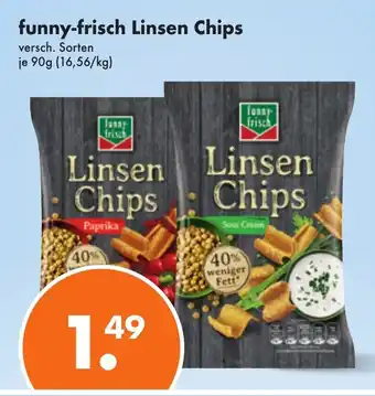 Trink und Spare funny-frisch Linsen Chips 90g Angebot