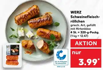 Kaufland WERZ Schweinefleisch rollchen 320g Angebot