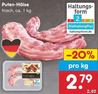 Netto Marken-Discount Puten-Hälse frisch, ca. 1 kg Angebot