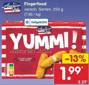 Netto Marken-Discount American Style Fingerfood 250 g Angebot