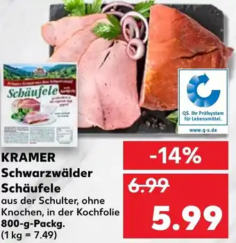 Kaufland KRAMER Schwarzwalder schaufele 800g Angebot