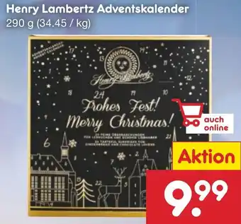 Netto Marken-Discount Henry Lambertz Adventskalender 290 g Angebot