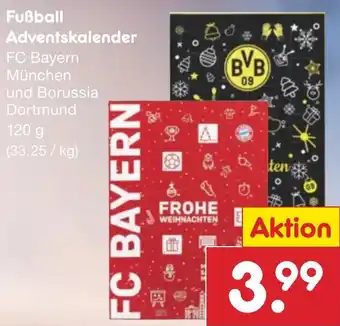 Netto Marken-Discount Fußball Adventskalender 120 g Angebot