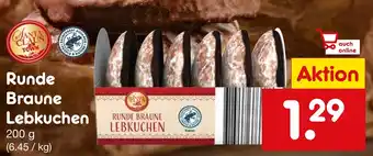 Netto Marken-Discount SANTA CLAUS TOWN Runde Braune Lebkuchen 200 g Angebot