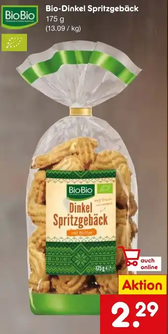 Netto Marken-Discount Bio-Dinkel Spritzgebäck 175 g Angebot