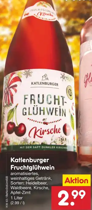 Netto Marken-Discount Katlenburger Fruchtglühwein 1 Liter Angebot