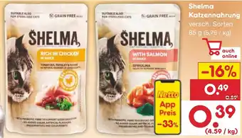 Netto Marken-Discount Shelma Katzennahrung 85 g Angebot