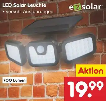 Netto Marken-Discount ezsolar LED Solar Leuchte Angebot