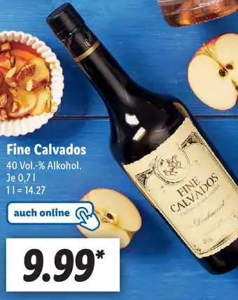 Lidl Fine Calvados 0,7L Angebot