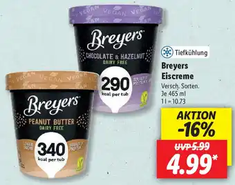 Lidl Breyers Eiscreme 465ml Angebot