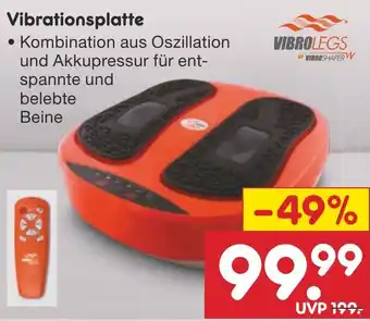 Netto Marken-Discount VIBROLEGS Vibrationsplatte Angebot