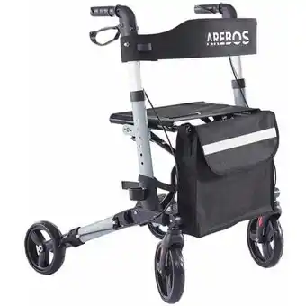 ManoMano Arebos alu rollator klappbar leichtgewichtsrollator laufhilfe gehhilfe gehwagen schwarz Angebot