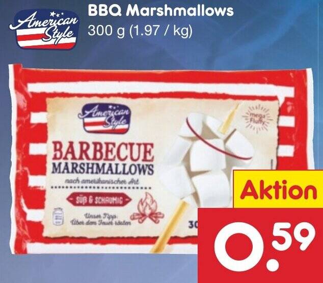 American Style BBQ Marshmallows 300 g Angebot bei Netto MarkenDiscount