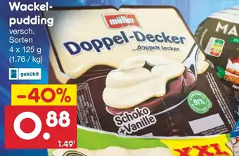 Netto Marken-Discount Müller Doppeldecker oder Wackelpudding 4x125 g Angebot