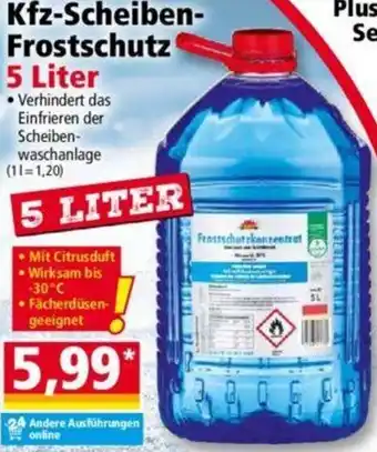 Norma Carfit Kfz-Scheiben Frostschutz 5 Liter Angebot