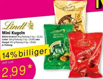 Norma Lindt Mini Kugeln 90/100/101 g Packung Angebot