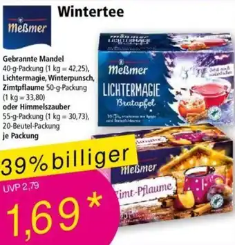 Norma Meßmer Wintertee 40/50 g Packung Angebot