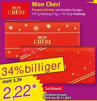 Norma Mon Chéri 157 g Packung Angebot