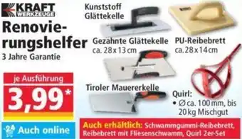 Norma KRAFT WERKZEUGE Renovierungshelfer Angebot